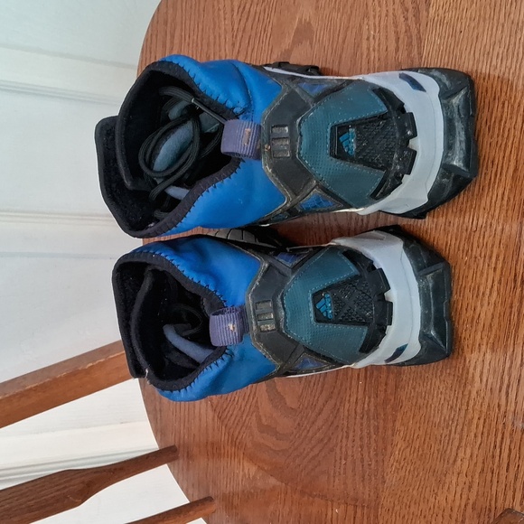 Adidas adiprene men's size 7 Blue and Gray high top sneakers - Picture 2 of 10